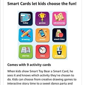 smart toy bear cards